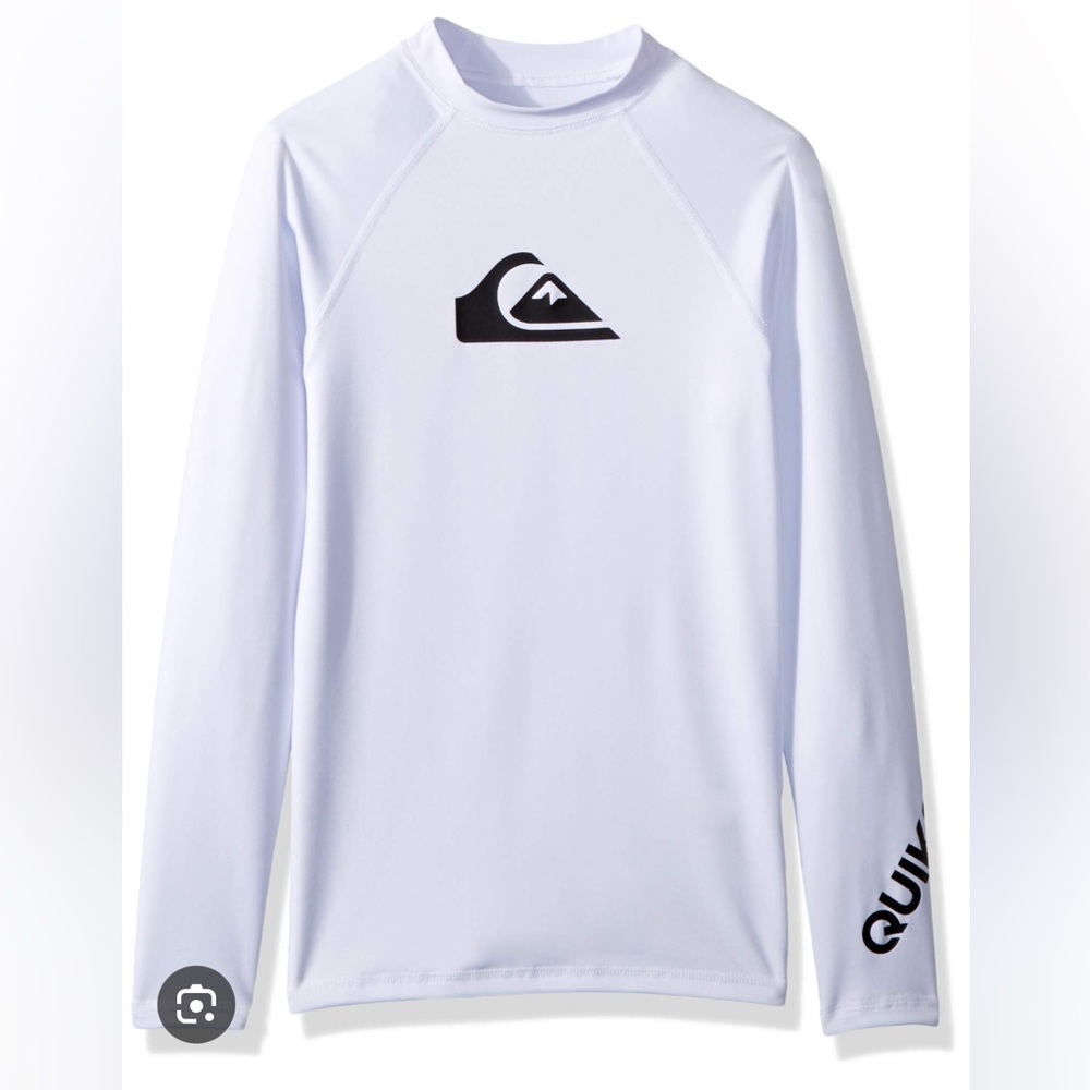 Quiksilver Boys' All Time Long Sleeve Surf Tee Rashguard Lilac Purple